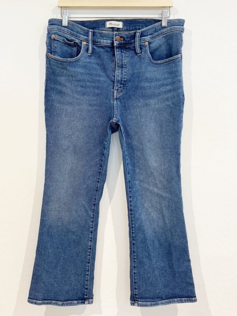 Madewell Cali Demi Boot Jeans 32 Plus Western Boho Preppy Casual Cottagecore 90s